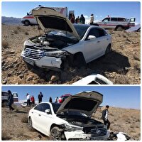 امدادرسانی نیرو‌های هلال احمر به هفت مصدوم