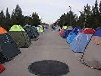 خروج 105 وسیله گرمایشی از چادر‌های مسافرتی باغ فدک اصفهان