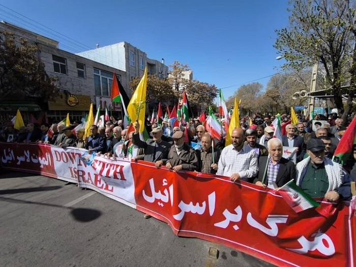 آغاز راهپیمایی روز قدس در سراسر استان زنجان