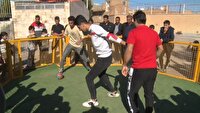 بهسازی بوستان شهدای گمنام شهرداری اردستان