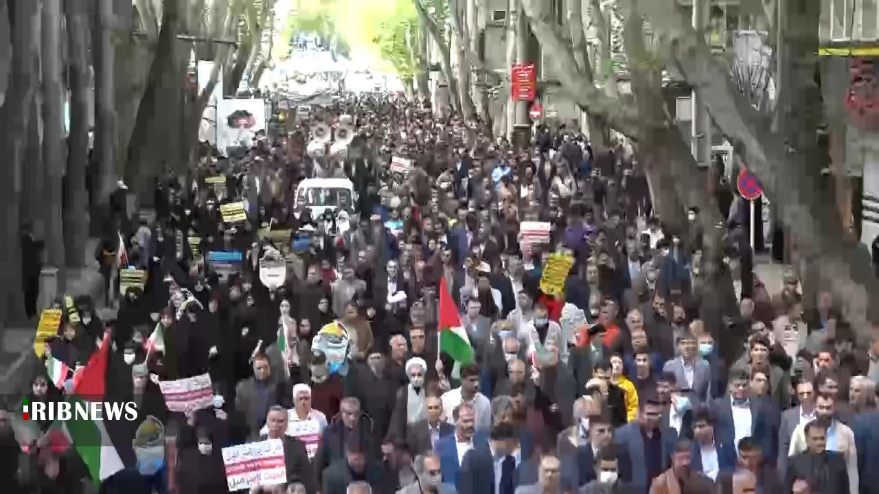  	    		لرستان یک‌صدا در حمایت از فلسطین 	    	