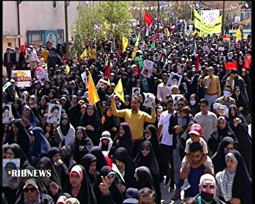 حماسه زیبای کرمانی‌ها در راهپیمایی روز جهانی  قدس