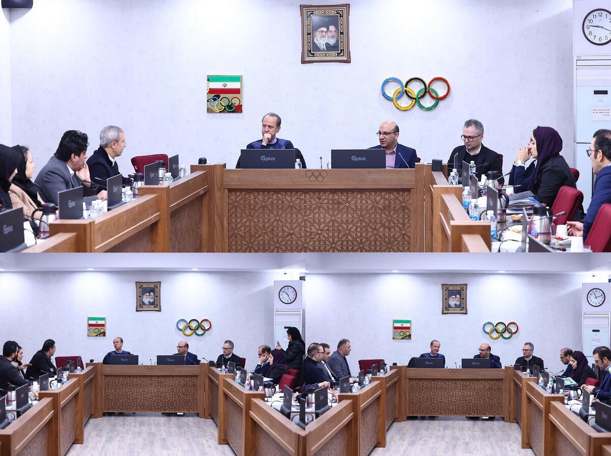 نشست مسئولان کمیته ملی المپیک با مسئولان سه رشته نشست مسئولان کمیته ملی المپیک با مسئولان سه رشته