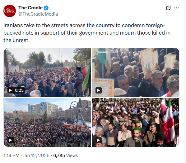 بازتاب راهپیمایی میلیونی حمایت از جمهوری اسلامی در رسانه های خارجی بازتاب راهپیمایی میلیونی حمایت از جمهوری اسلامی در رسانه های خارجی