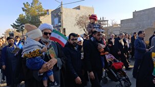 راهپیمایی مردم ولایتمدار جغتای در محکومیت اقدامات اغتشاشگران