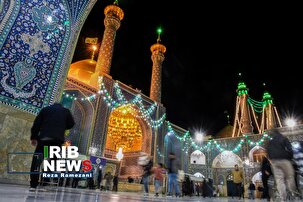 حال و هوای حرم حضرت معصومه (س) در شب مبعث رسول اکرم (ص)