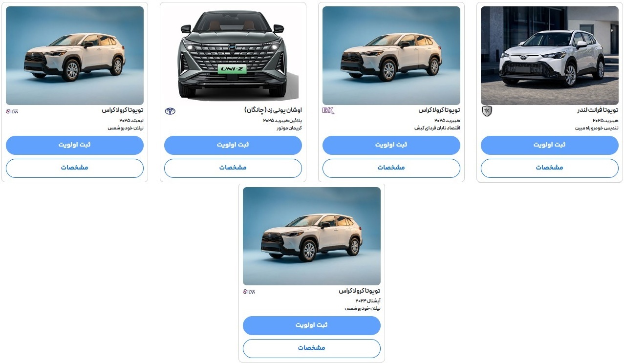 ثبت نام دور جدید عرضه خودرو‌های وارداتی از فردا