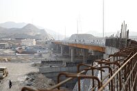 پل شهید سید حسن نصرالله آزادراه شمالی کرج به‌زودی آماده بهره‌برداری می‌شود