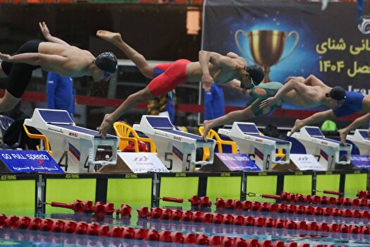 ­جابه‌جایی حدنصاب ملی شنای ۴ در ۱۰۰ متر مختلط تیمی