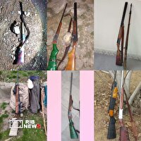 کشف ١٣ قبضه اسلحه شکاری از متخلفان زیست محیطی در لرستان
