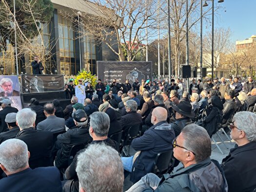 مراسم تشییع پیکر زنده یاد عنایت الله بخشی