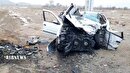 تصادف شدید در محور روستای قبادبزن استان قم با دو کشته