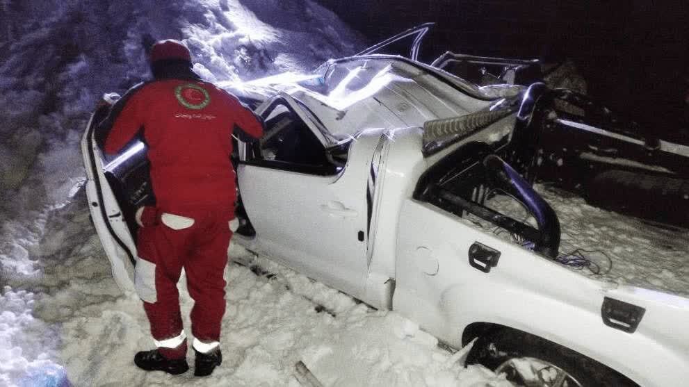 سقوط خوروی حامل فرماندار چالدران به دره سقوط خوروی حامل فرماندار چالدران به دره