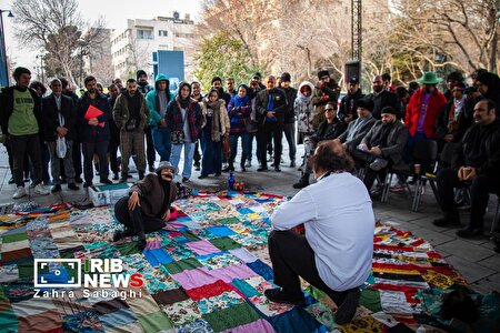 چهارمین روز اجراهای خیابانی جشنواره تئاتر فجر