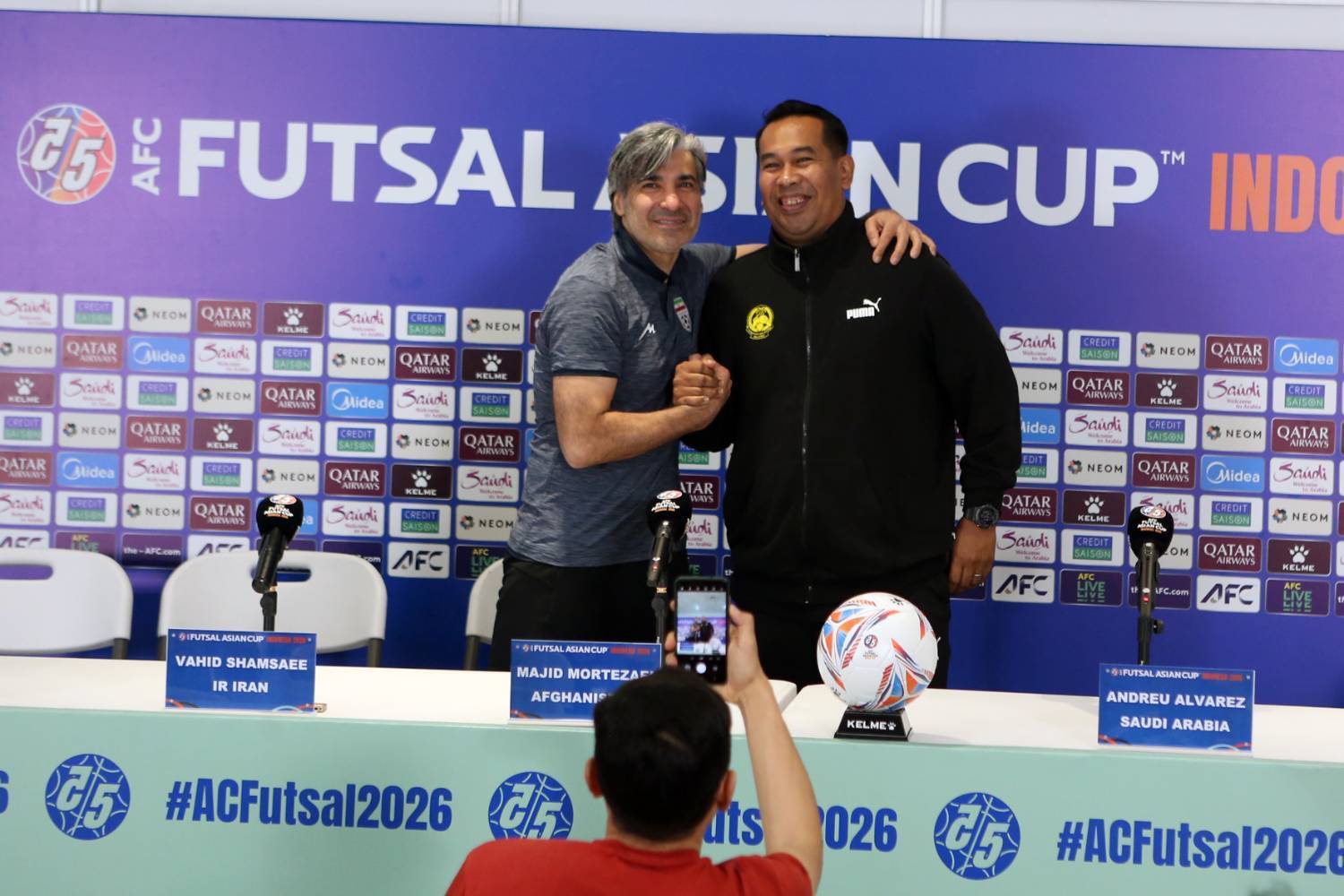 انتقاد شمسایی از شرایط برگزاری جام ملت‌های فوتسال آسیا