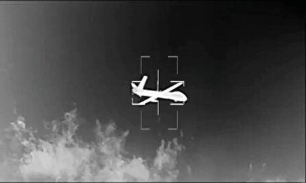 لحظه اصابت موشک شاهد۳۵۸ به پهپاد اسرائیلی