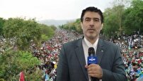 تظاهرات میلیونی حمایت از غزه در پاکستان تظاهرات میلیونی حمایت از غزه در پاکستان