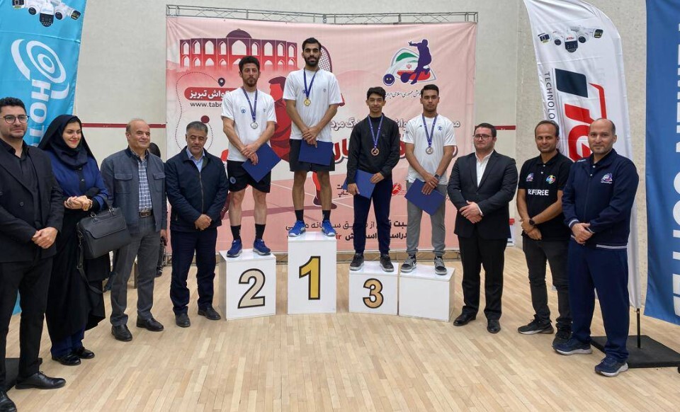 اعتمادپور، قهرمان اسکواش جایزه بزرگ جام آذربایجان شد