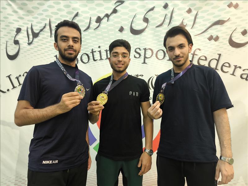 قهرمانی احمدی در مسابقات آزاد تپانچه جوانان