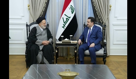 دیدار رهبر شیعیان سوریه با نخست وزیر عراق دیدار رهبر شیعیان سوریه با نخست وزیر عراق
