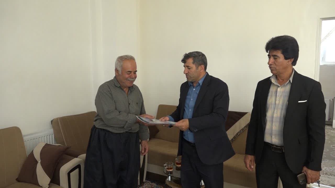 دیدار و تجلیل از ۳ جانباز سرافراز دوران دفاع مقدس در تکاب