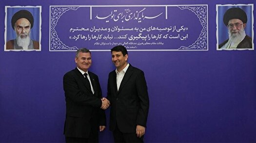 دیدار وزیر ارتباطات و رییس آژانس حمل و نقل و ارتباطات ترکمنستان