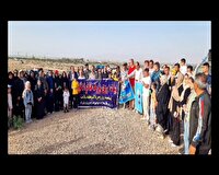 برگزاری همایش پیاده روی خانوادگی در خرامه
