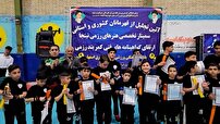 قدردانی از قهرمانان ملی و بین المللی شرق استان
