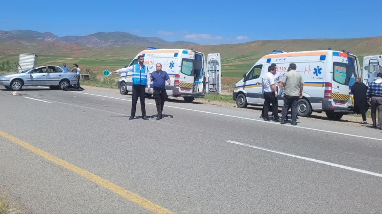 ۸ کشته و مصدوم در حادثه رانندگی محور اهر - تبریز