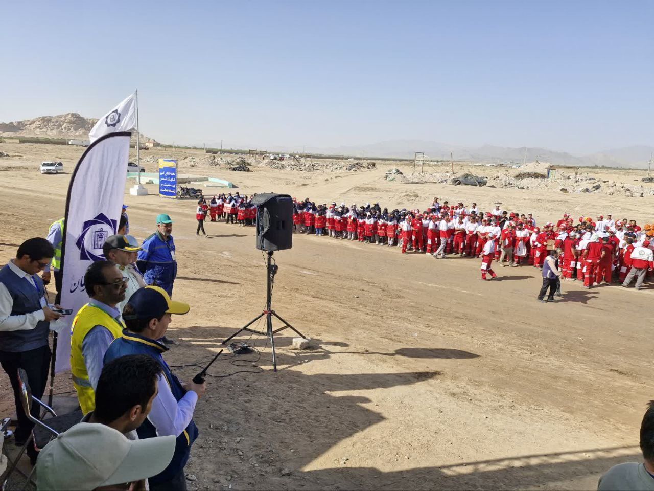 مانورملی زلزله «خلیج فارس» در سیرجان مانورملی زلزله «خلیج فارس» در سیرجان