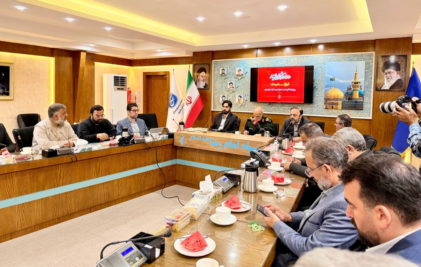 برگزاری قرارگاه رسانه‌ای کنگره ملی ۱۸ هزار شهید خراسان رضوی در مشهد