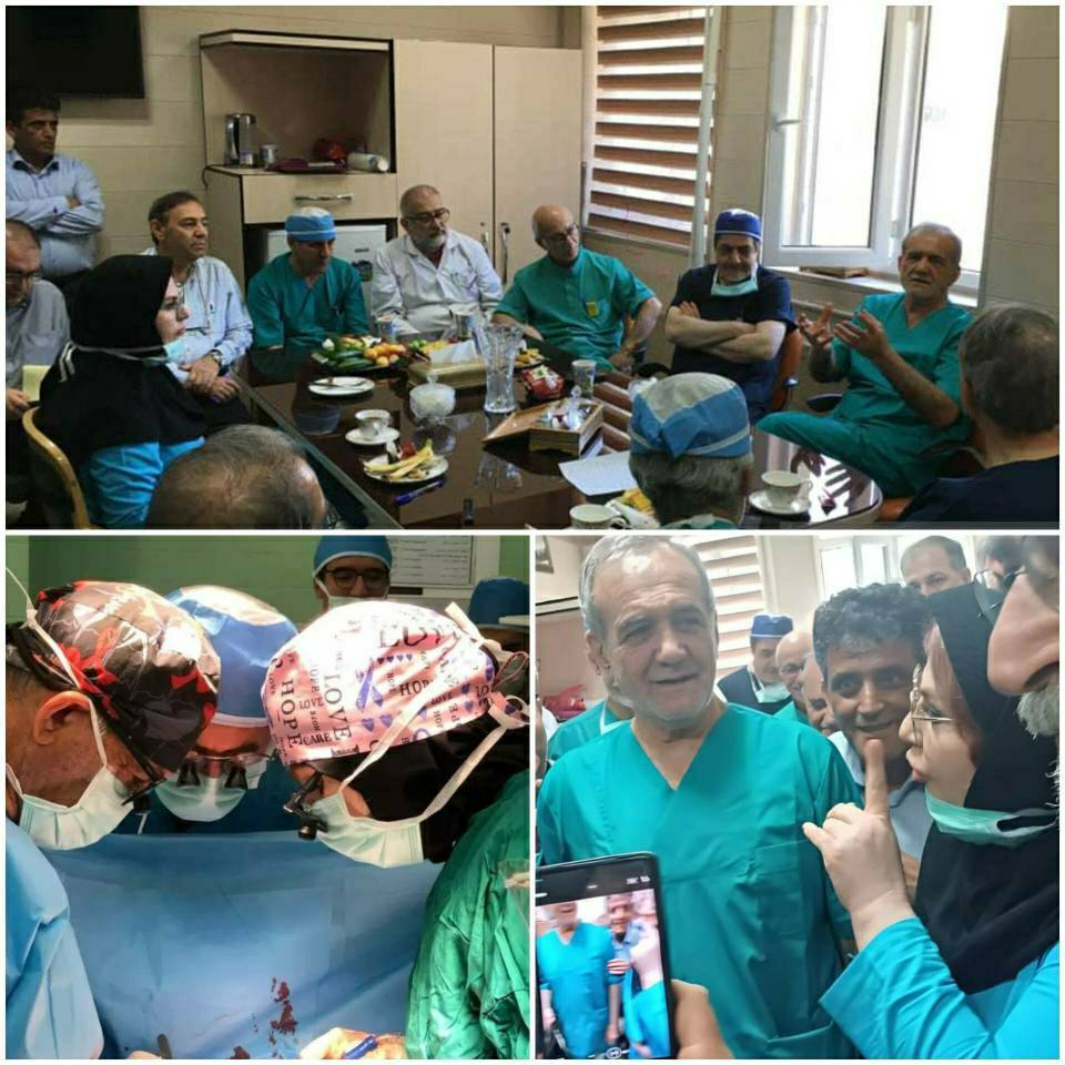 بانوی جراح خویی عضو گروه جراحی قلب دکتر مسعود پزشکیان