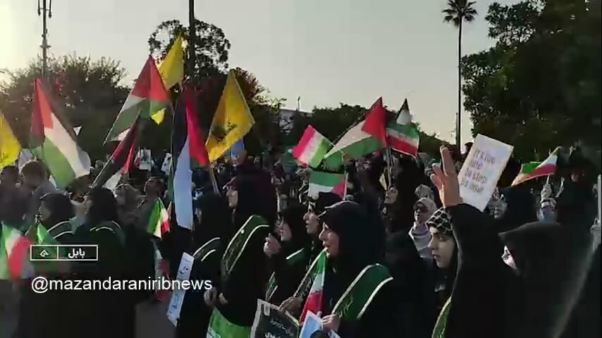 حمایت مردم از عملیات وعده صادق ۳ حمایت مردم از عملیات وعده صادق ۳