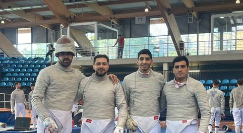 جایگاه دهم تیم ایران در جام جهانی شمشیربازی اسلحه سابر