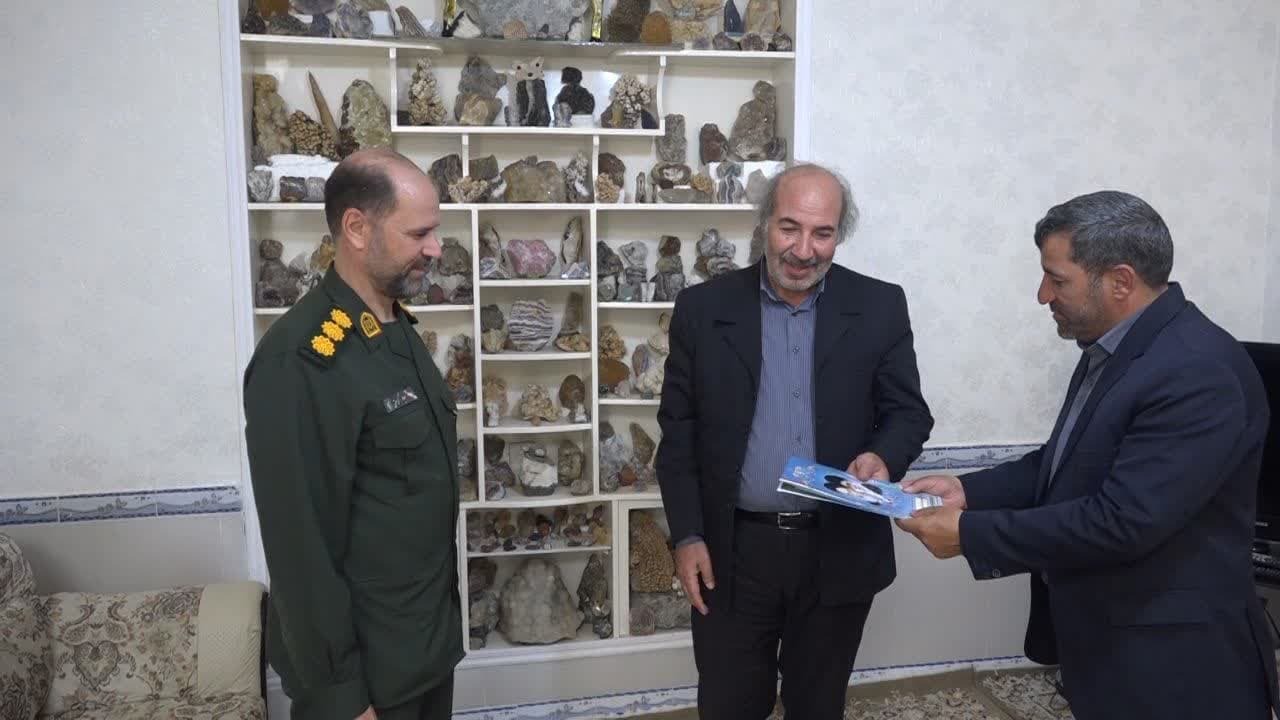 دیدار و تجلیل از ۵ جانباز دوران دفاع مقدس در تکاب