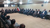 دیدار قضات شهرستان خوی با امام جمعه شهرستان خوی