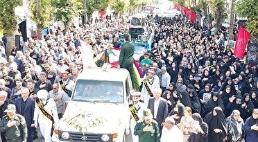 تشییع پیکر پاک محمد امین سلطانی رزداری سرباز 20 ساله رضوانشهری