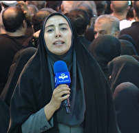 وداع با دانشمند هسته‌ای شهید ساداتی و خانواده‌اش در بهشت زهرا