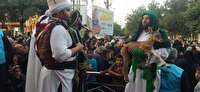 ورود کاروان نمادین امام رضا (ع) به نیشابور
