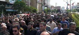 تشییع پیکر دو شهید حملات رژیم صهیونیستی در فریدونکنار و بابل