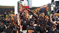 تجدید بیعت دانش آموزان اردبیلی با شهید 13 ساله کربلا