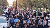 کاروان پیاده انصار الحسین (ع) به شهر اژیه رسید ‬‬