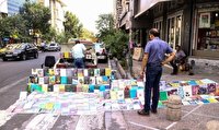 ساماندهی دستفروشان خیابان انقلاب و نوسازی مجسمه‌های پارک هنرمندان