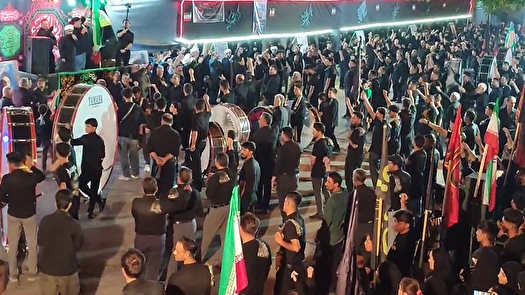 طنین شعار مرگ بر اسرائیل در هیئت شهر صفی‌آباد