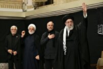 طنین ندای وطن در واکنش به حضور رهبری در حسینیه امام خمینی