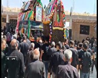 برپایی آیین سنتی 200 ساله نخل گردانی در بهمن آباده