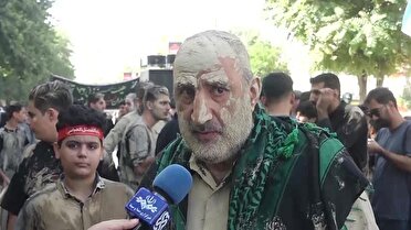 واکنش لرستانی ها به حضور رهبر معظم انقلاب در مراسم شب عاشورا