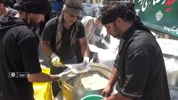 پخت و توزیع 72 دیگ غذا به یاد شهدای کربلا و ایران در دورود لرستان