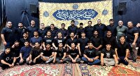 اظهار ارادت کشتی گیران به اهل بیت (ع)