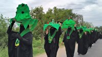 سفره‌ای به وسعت ایمان؛ برگزاری آیین سنتی حاجت‌روا در تنکابن